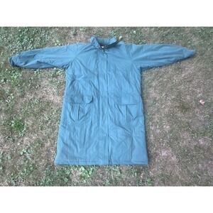 Vintage L.L. Bean Hooded Barn Coat Womens XL Plaid Lined Utility Jacket